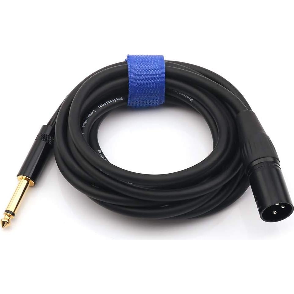 Cable NANYI 6.35mm TS Macho a XLR Macho 3M Audio