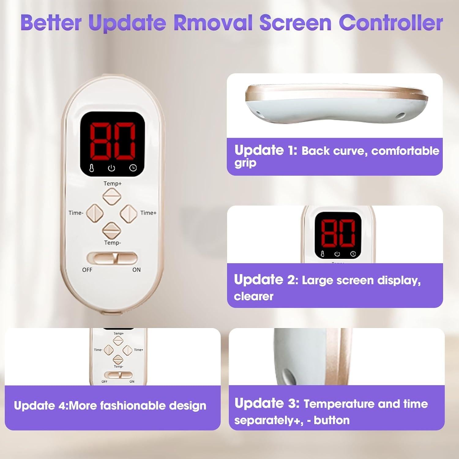 Manta de Sauna Infrarroja PINJAZE 2-Zonas Control Remoto