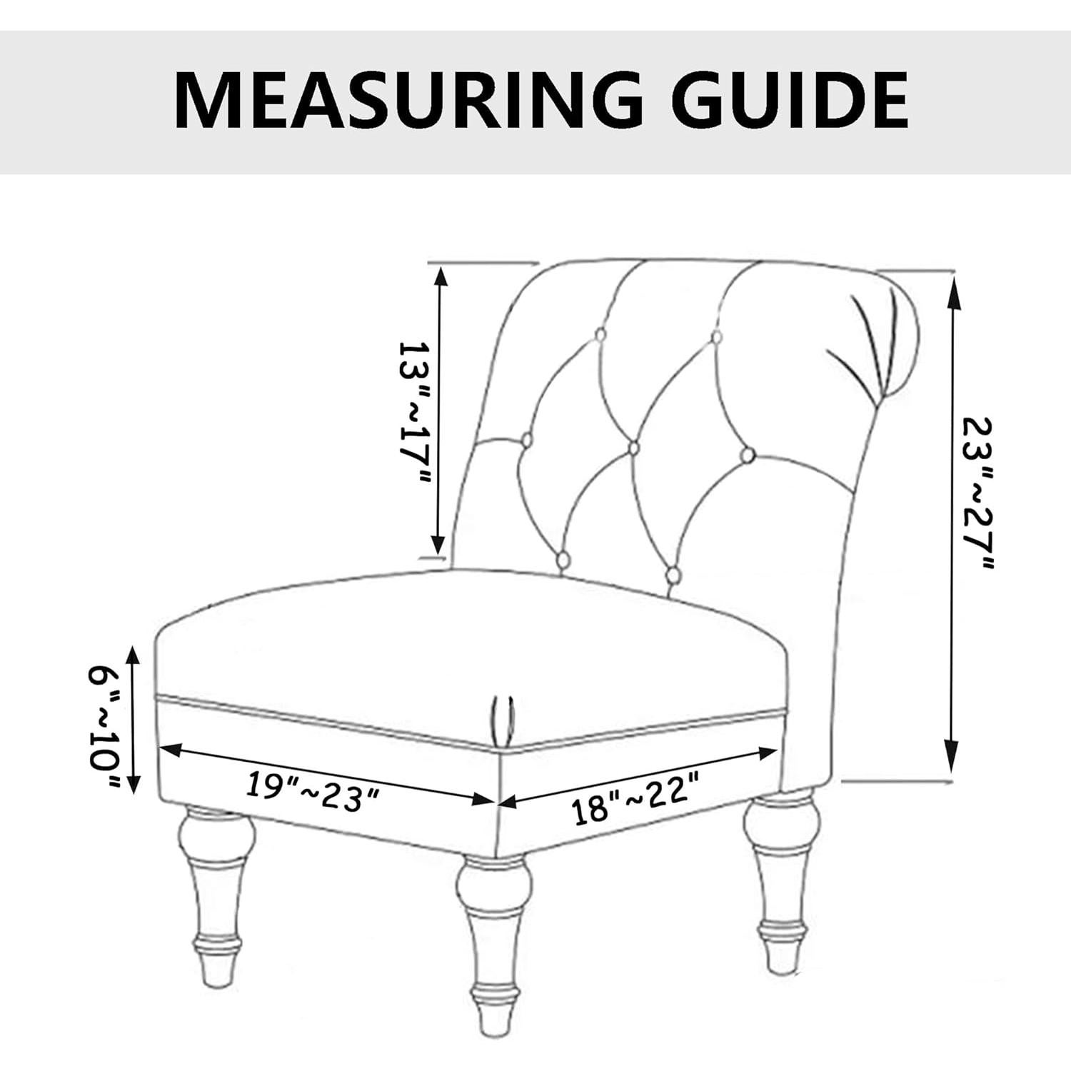 Funda de Silla TOPYUMH Terciopelo Marfil Ajustable
