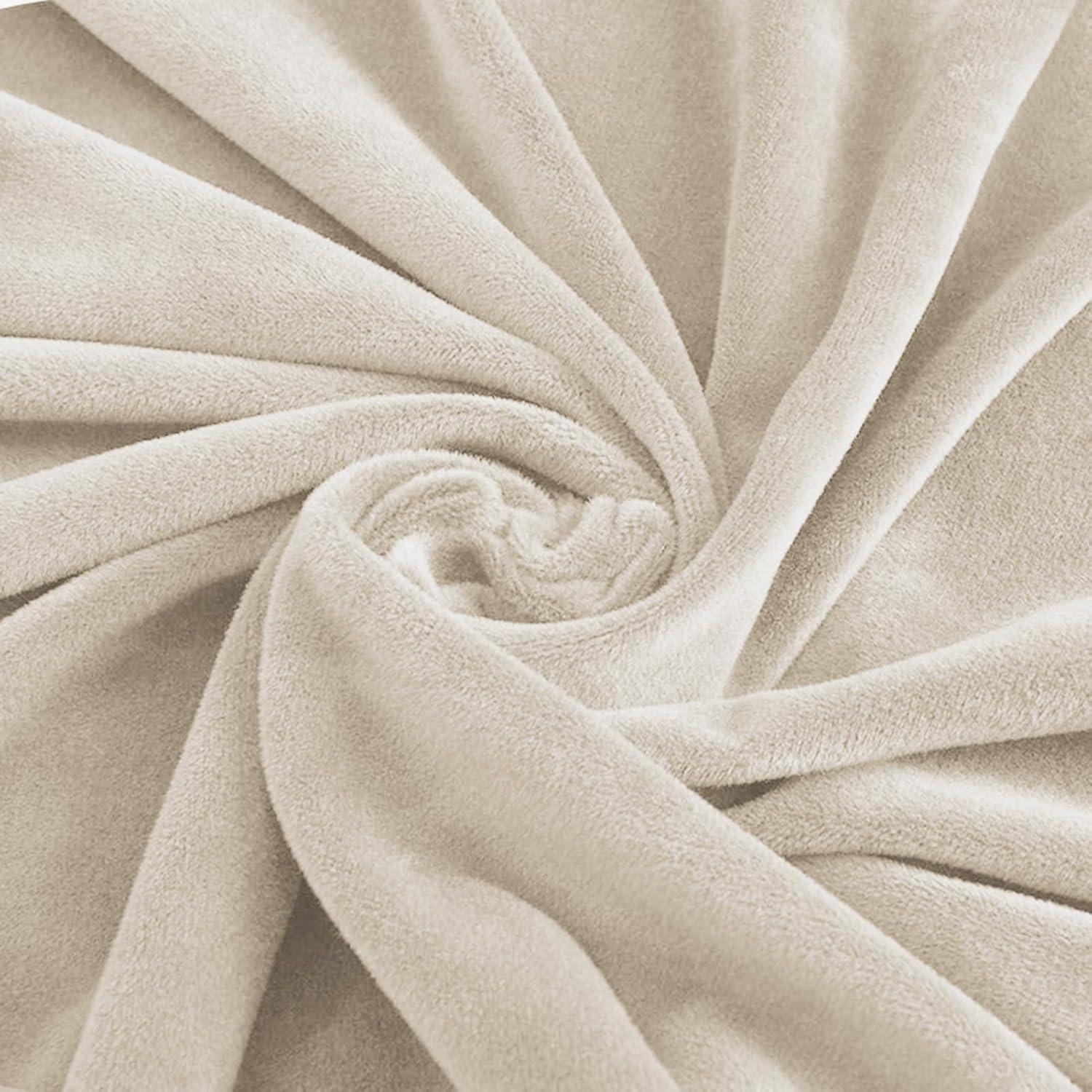 Funda de Silla TOPYUMH Terciopelo Marfil Ajustable