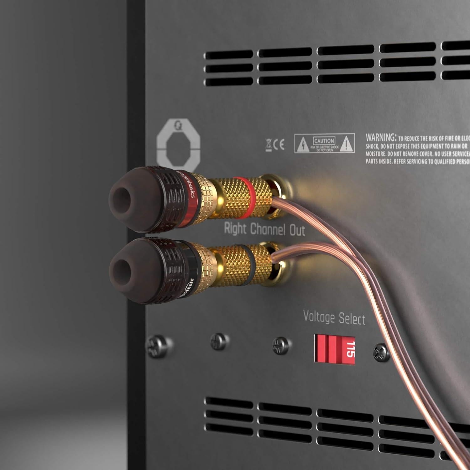 Cable de Altavoz Amazon Basics 16 AWG 30,48 m Bronce