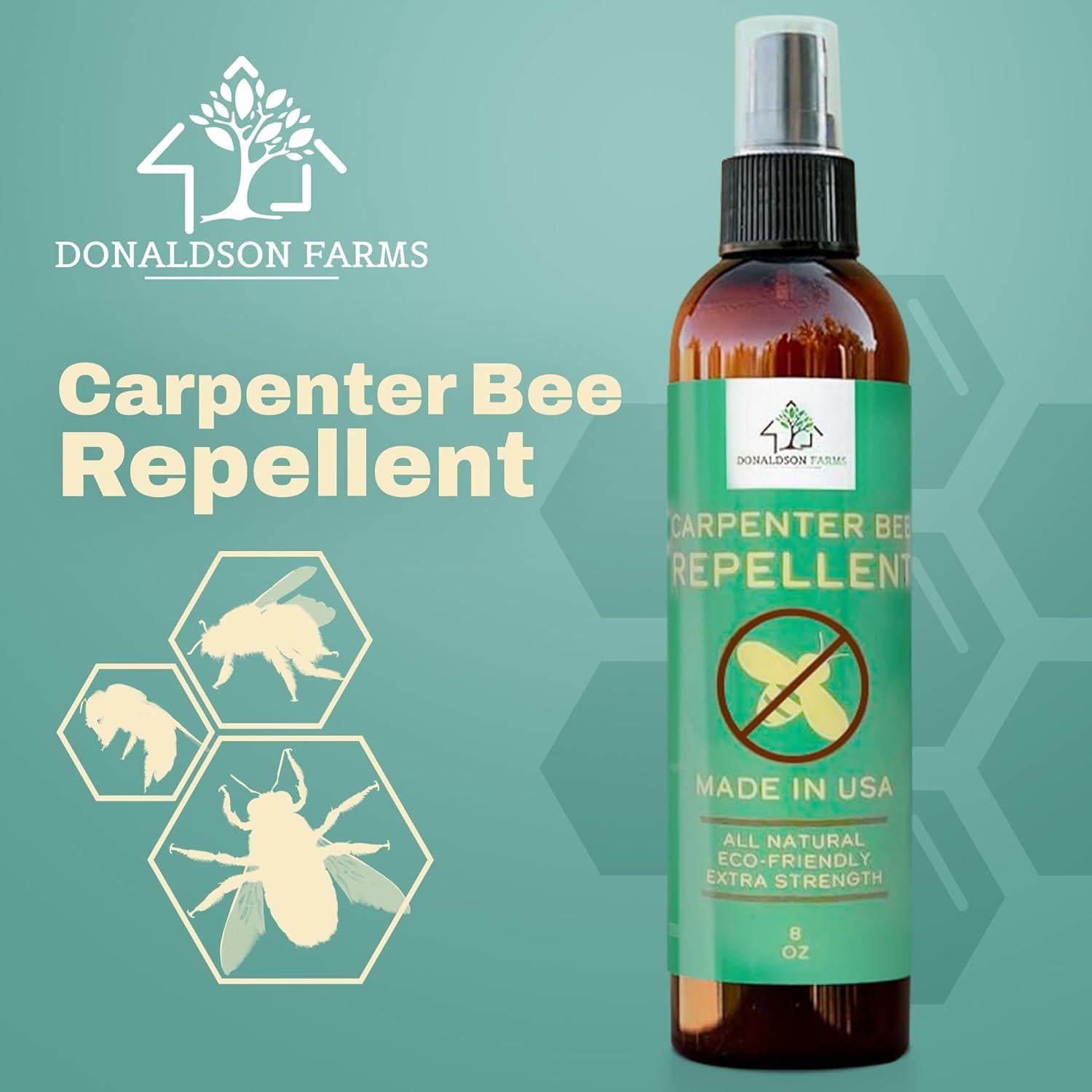 Repelente de Abejas Carpinteras Donaldson Farms 226 g Orgánico