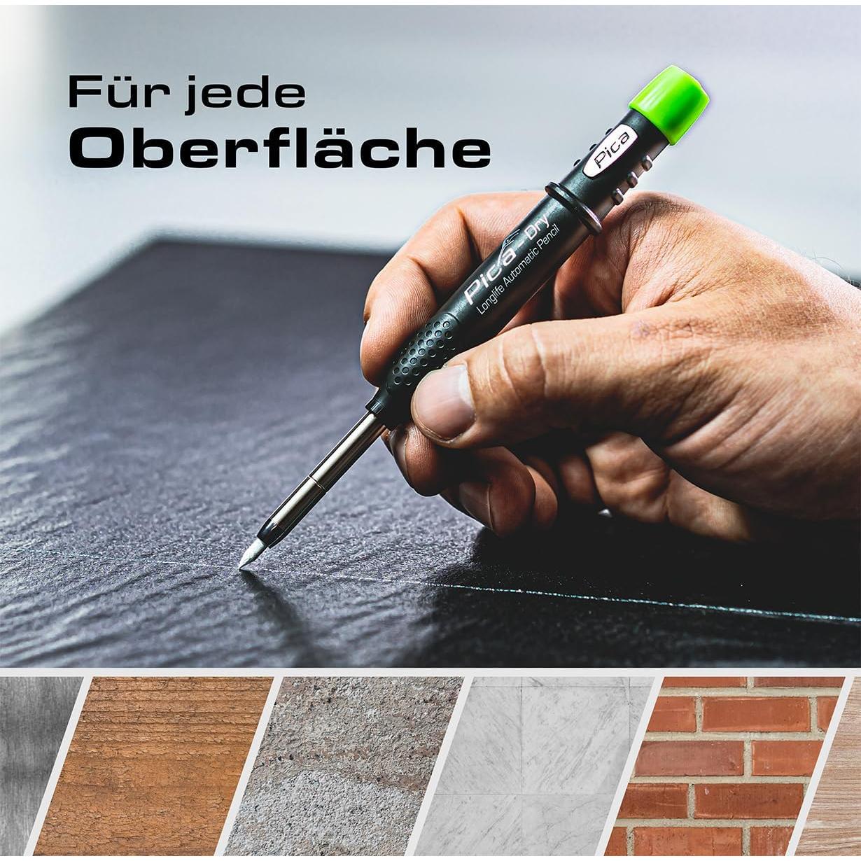 Lápiz Automático Pica 3030 Verde 2mm Grafito