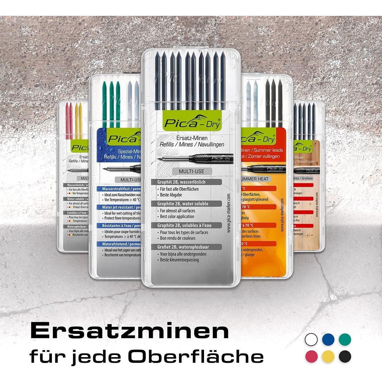 Lápiz Automático Pica 3030 Verde 2mm Grafito