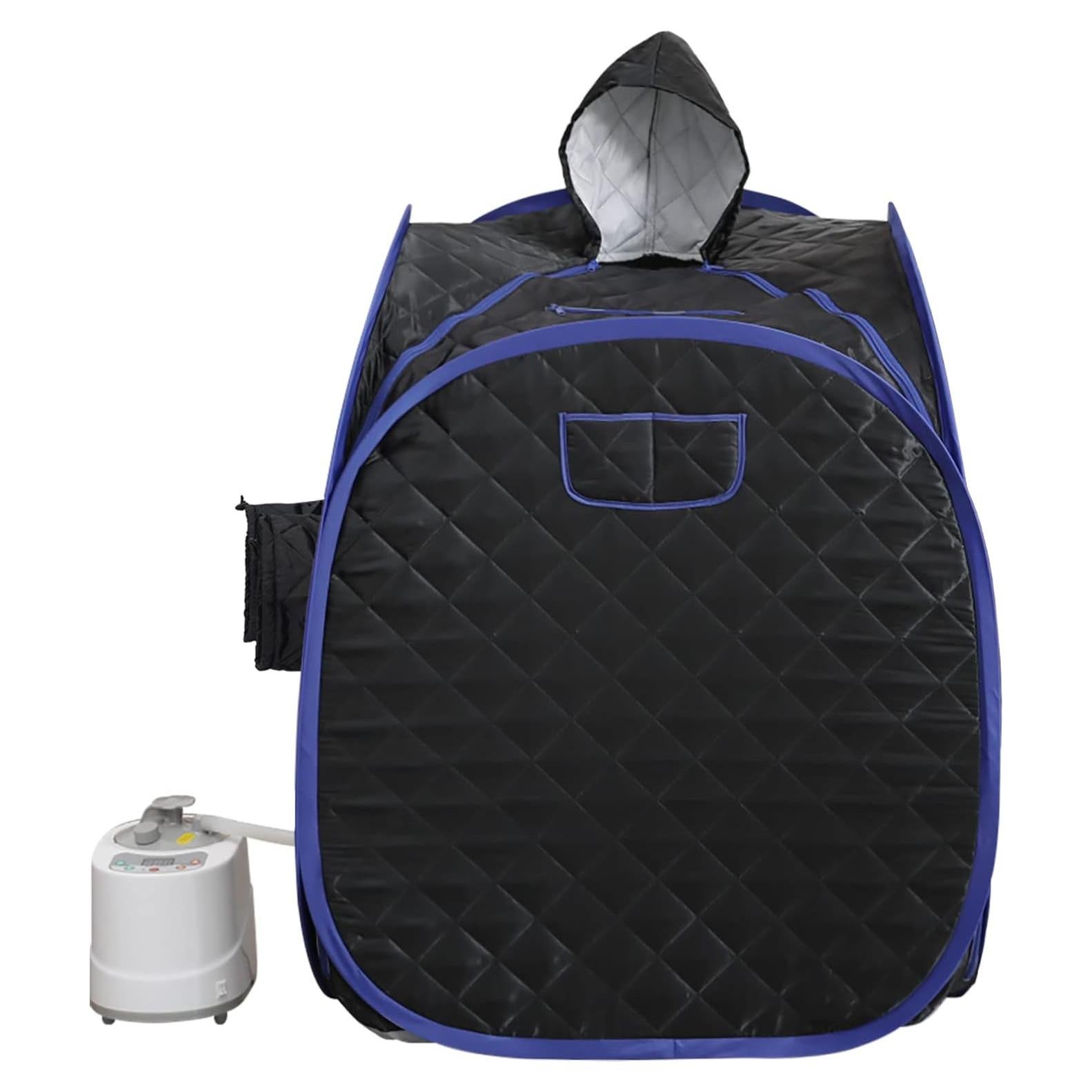 Sauna de Vapor Portátil ZONEMEL para 1-2 Personas 900W