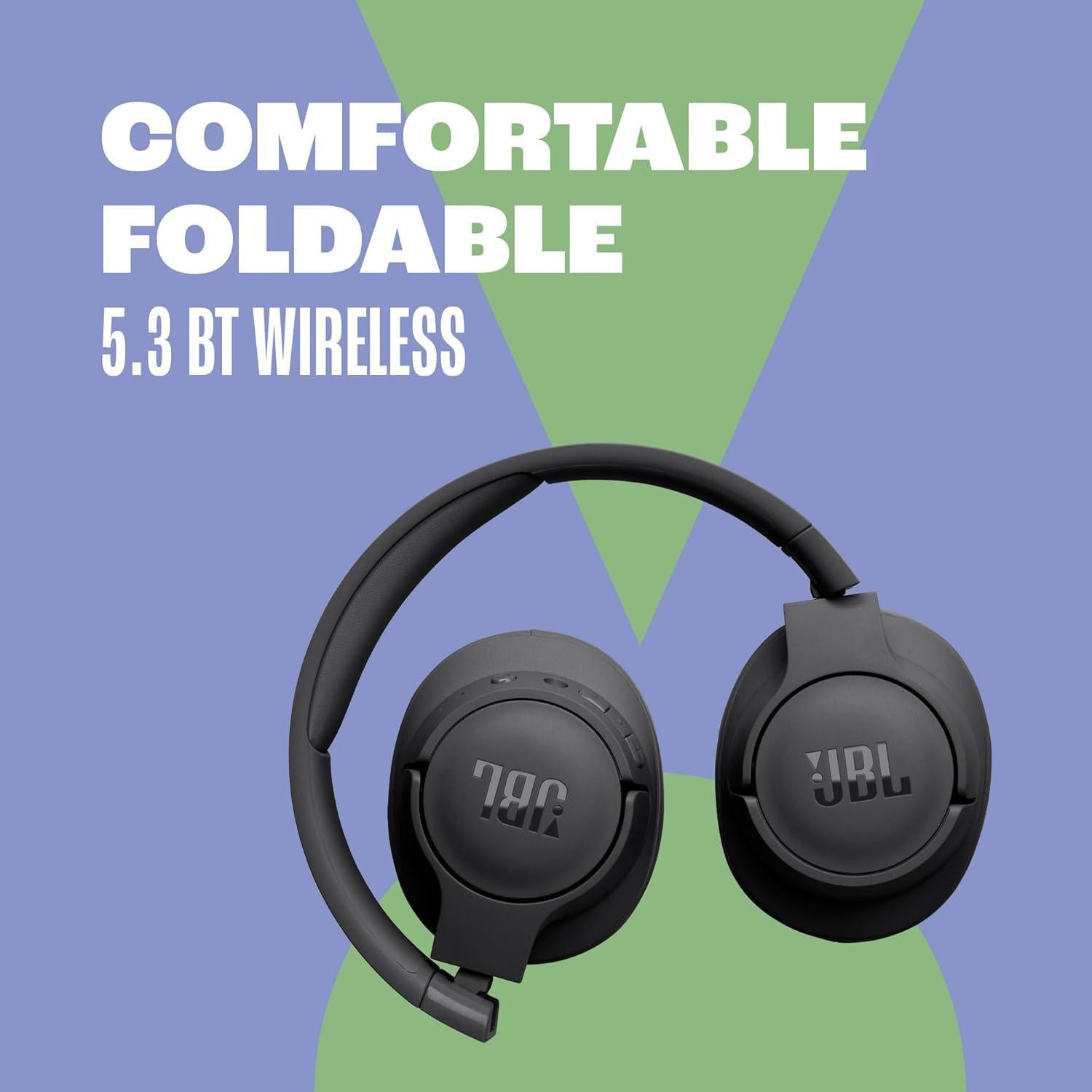 Auriculares JBL Tune 720BT Inalámbricos Over-Ear Negro