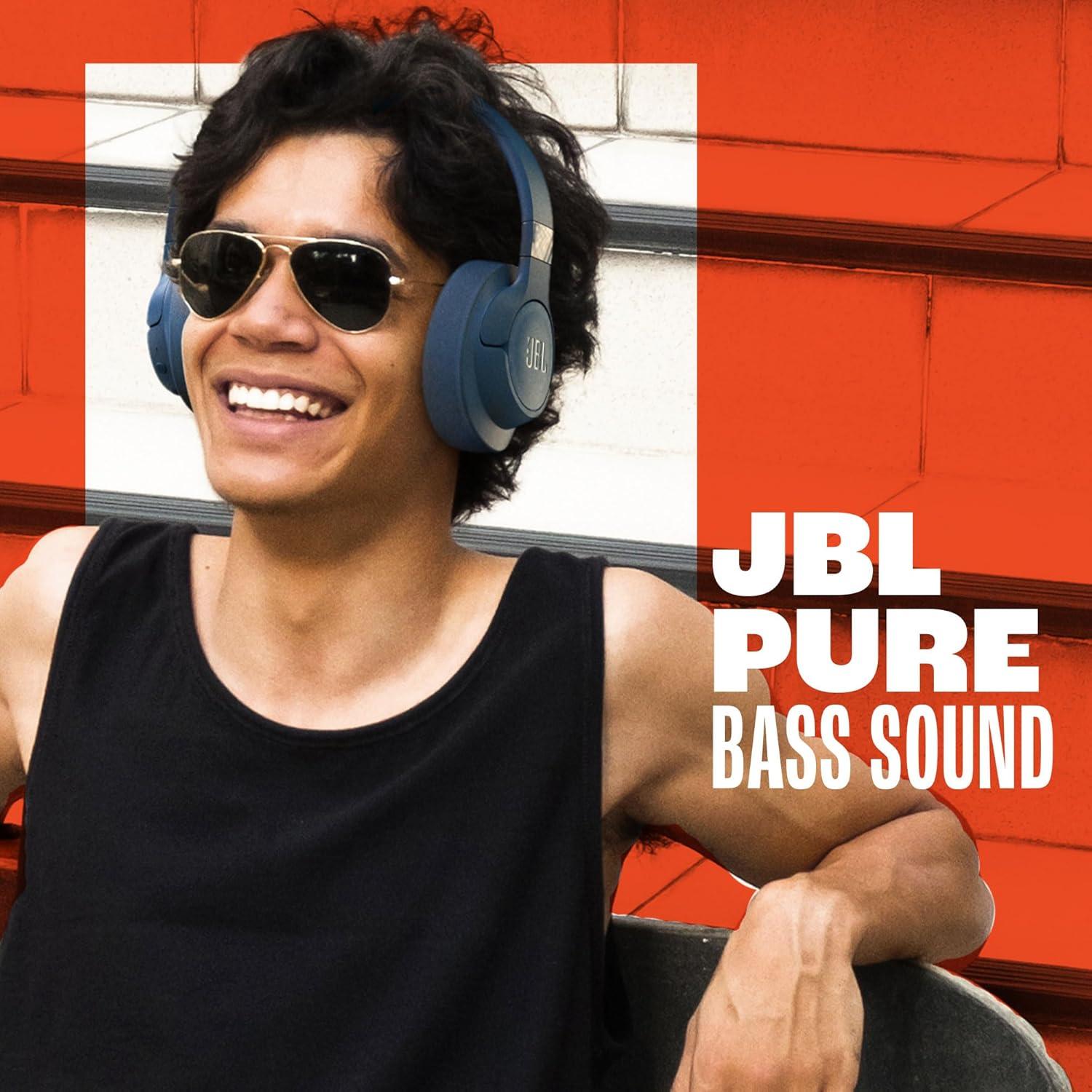 Auriculares JBL Tune 720BT Inalámbricos Over-Ear Negro