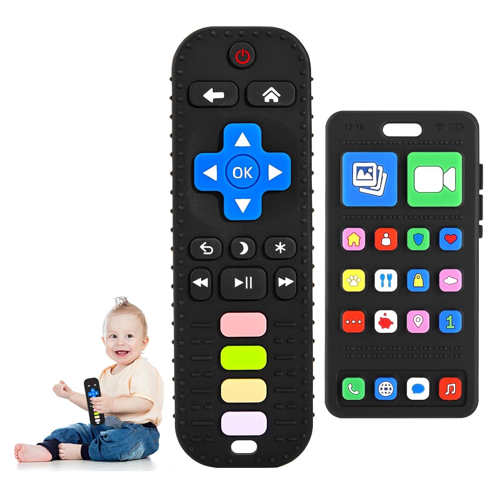 Juguetes de Dentición VoMii Control Remoto y Teléfono 3-24 Meses