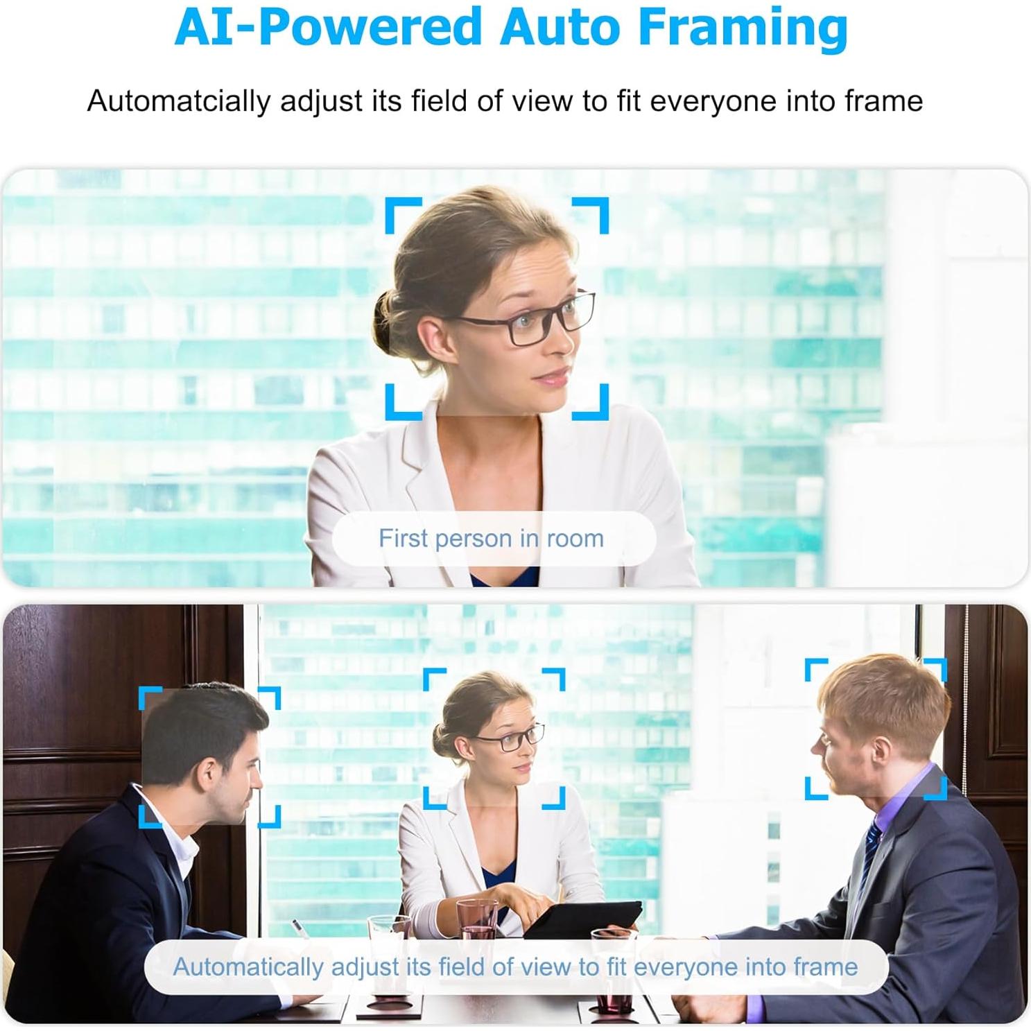 Webcam 4K PolaTab C4KHD con Micrófono y Altavoz Hi-Fi