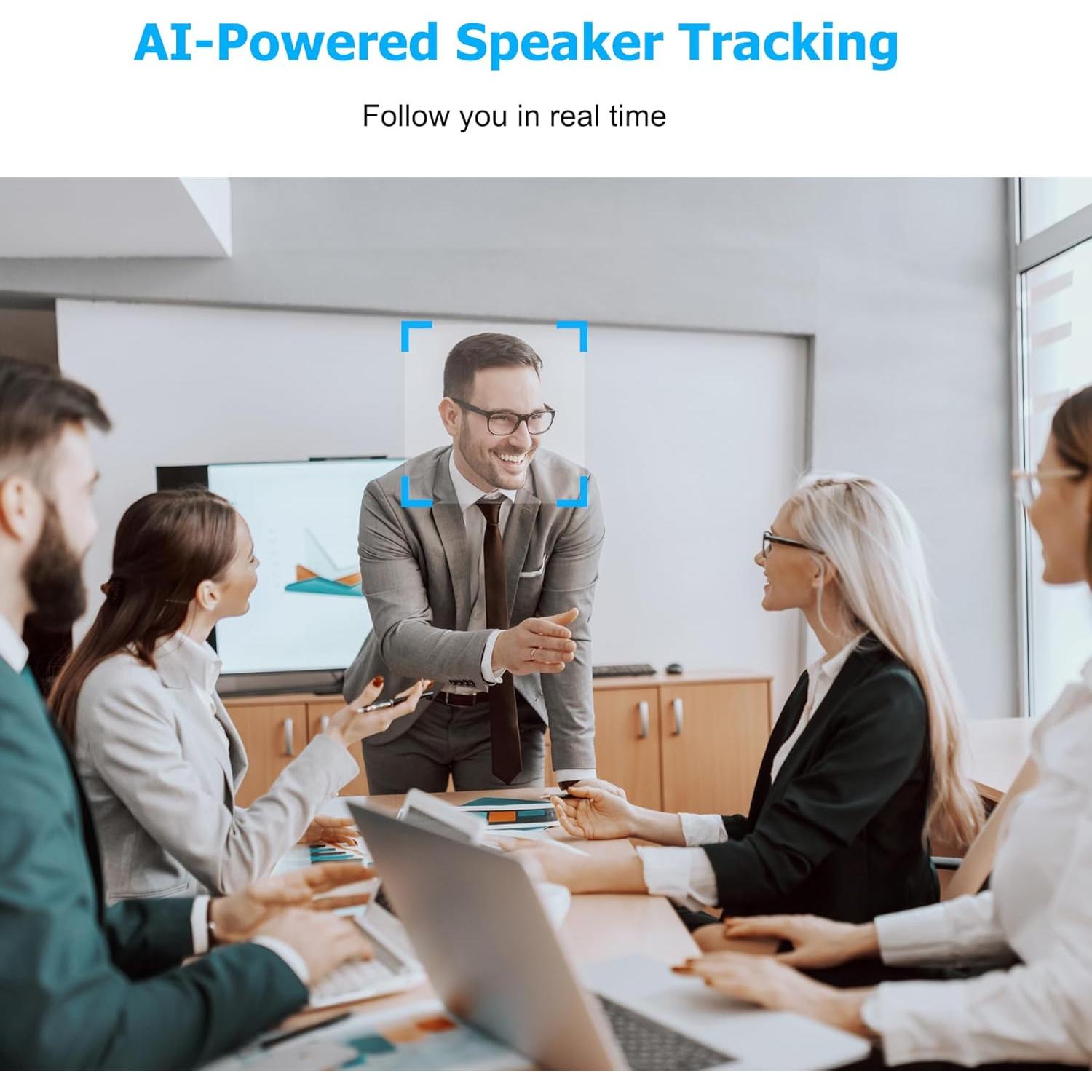 Webcam 4K PolaTab C4KHD con Micrófono y Altavoz Hi-Fi