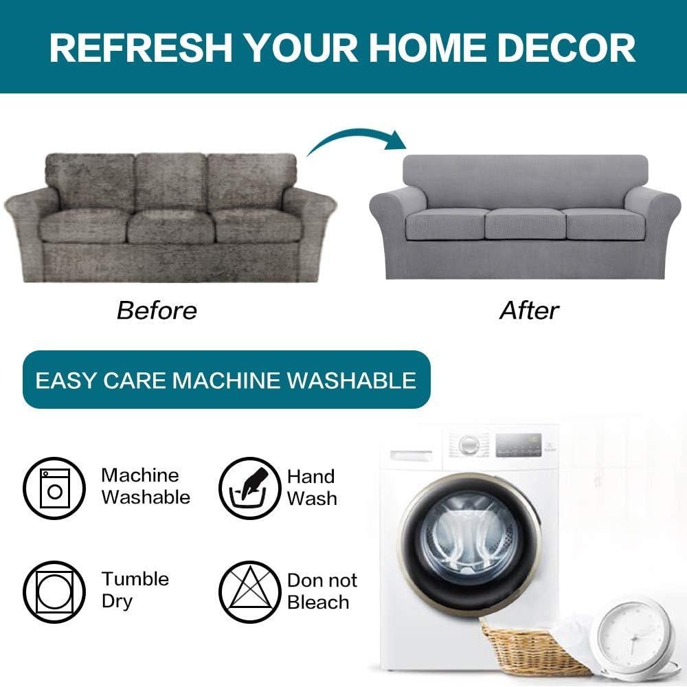 Cubierta de Sofá Turquoize 4 Piezas Jacquard Paloma