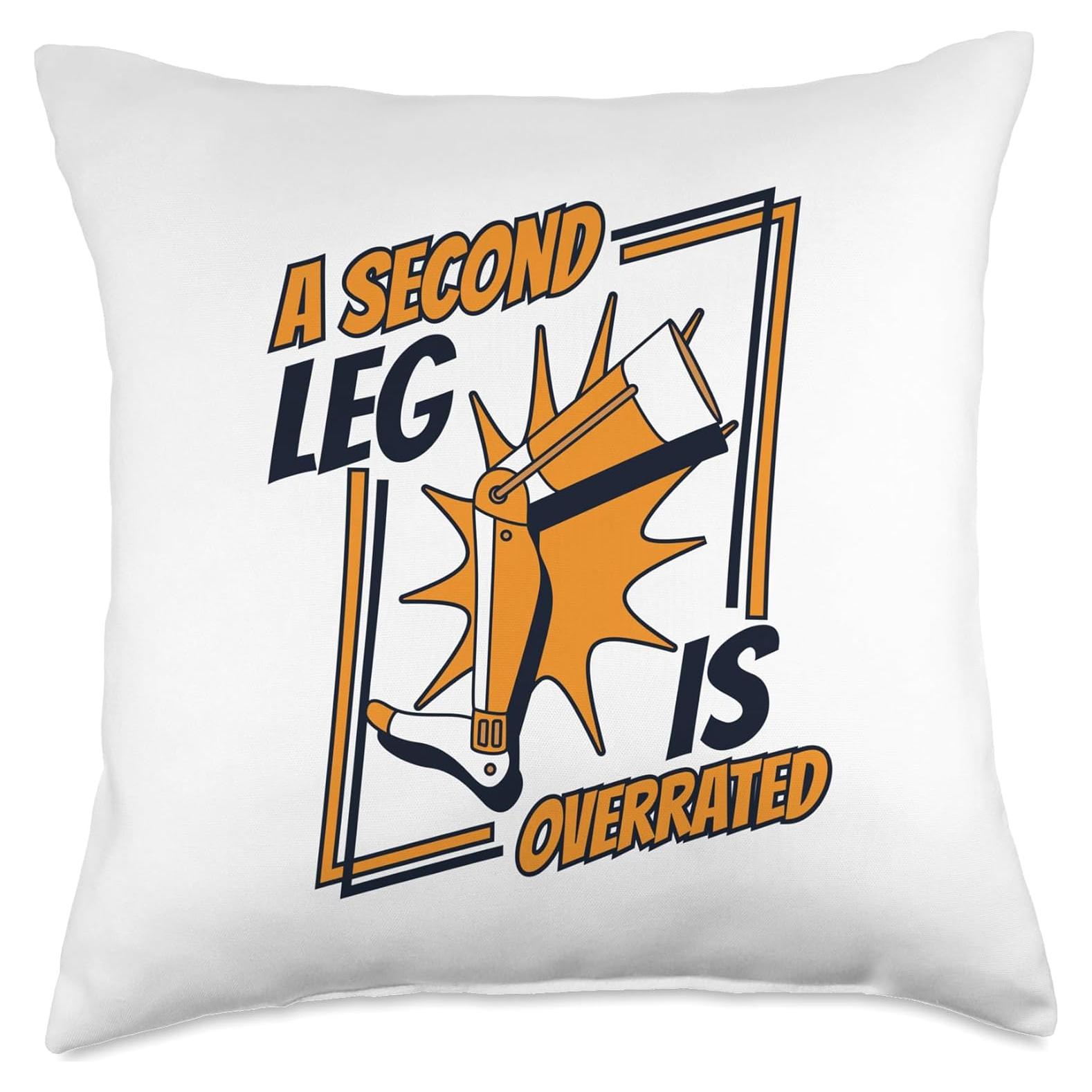 Almohada Decorativa 18x18 cm Multicolor para Prótesis de Pierna