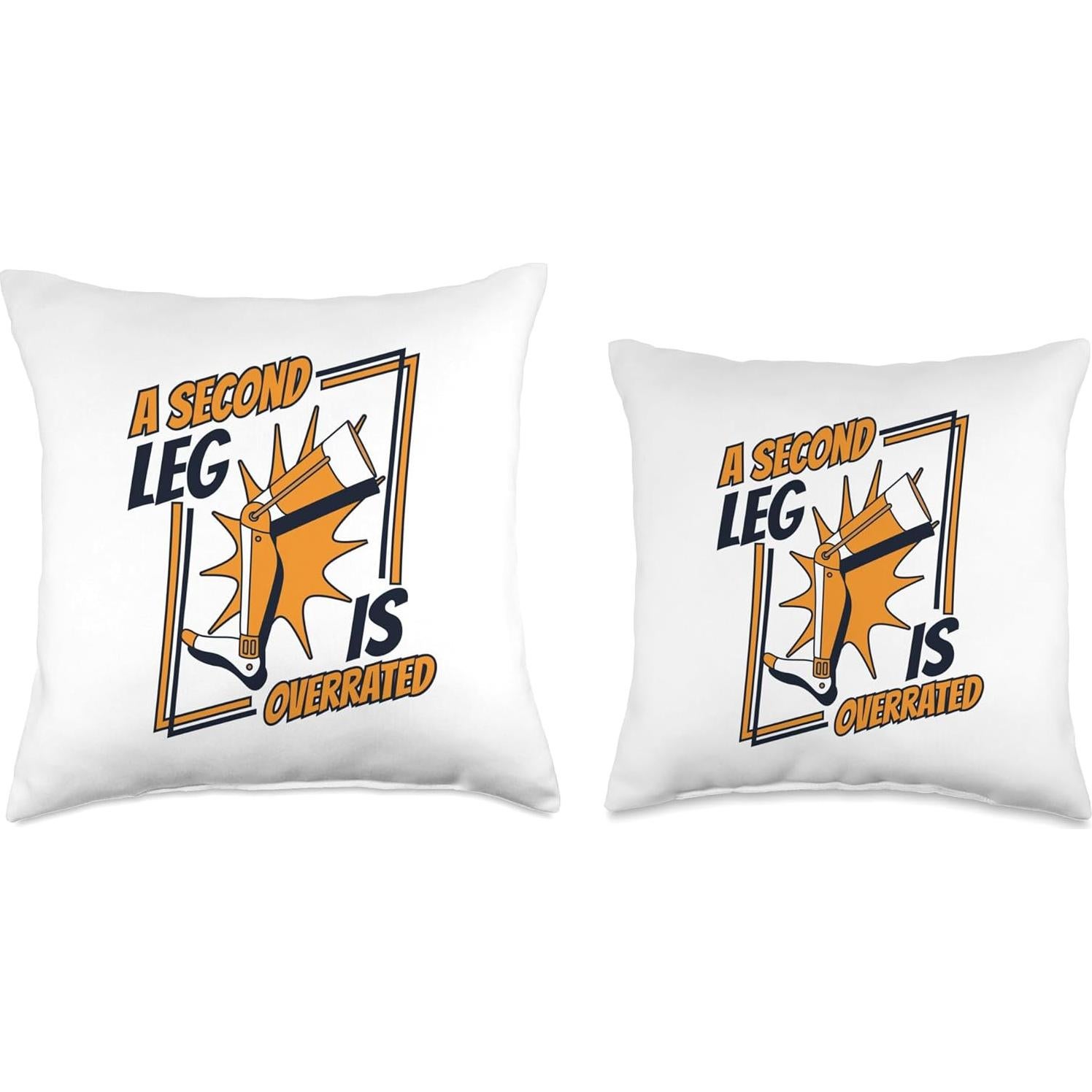 Almohada Decorativa 18x18 cm Multicolor para Prótesis de Pierna