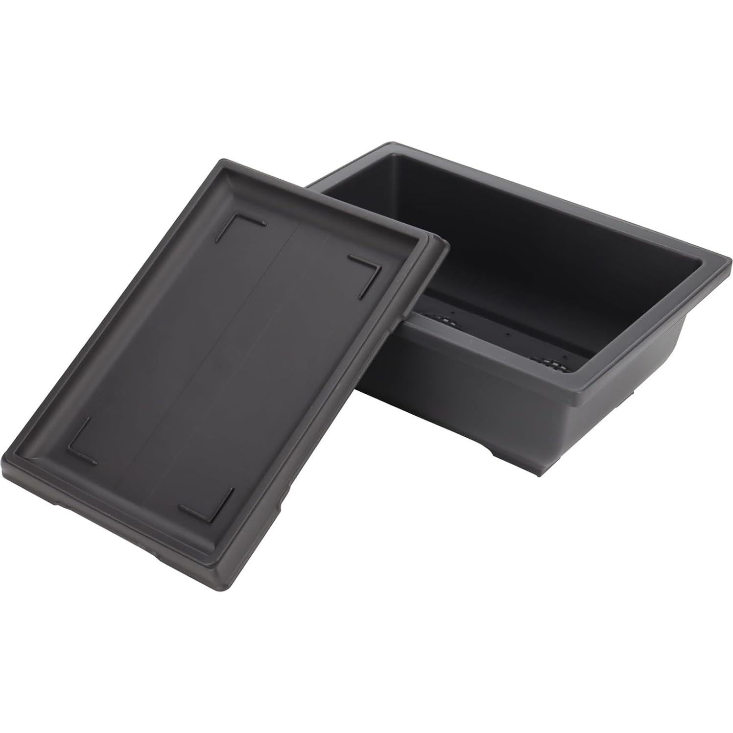 Macetas de Plástico MANCHAP 3 Pack 29x21 cm para Bonsai