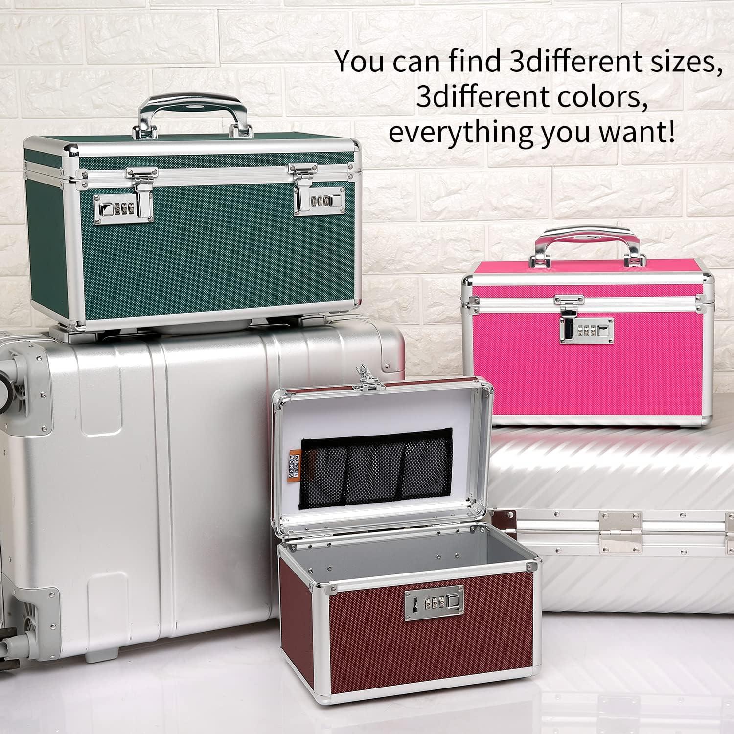 Caja de Medicamentos HEWEI WORKS Verde Cerradura 25.9x17.3 cm