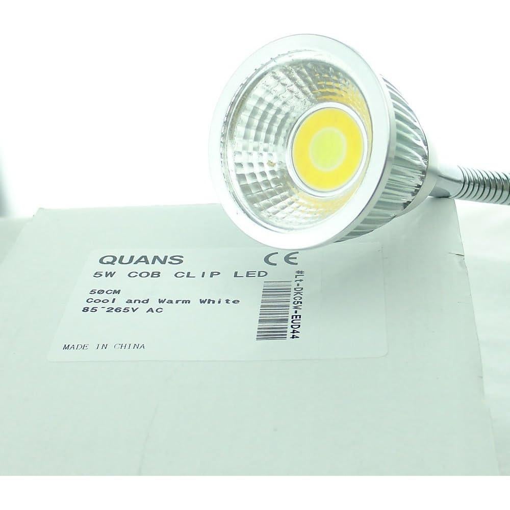 Lámpara de Mesa LED COB 5W QUANS Plata 50 cm 3 Colores