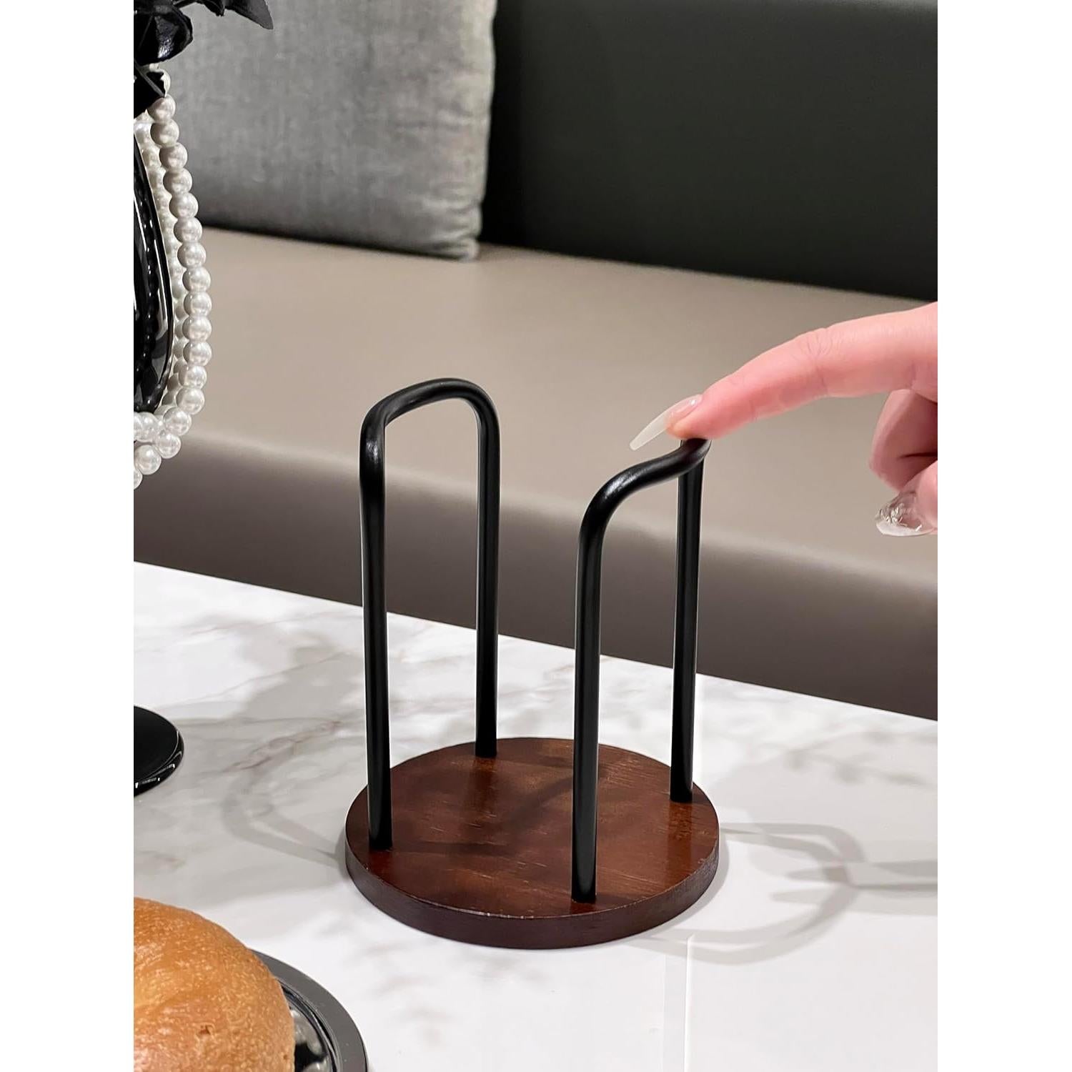 Dispensador de Tazas Desechables Buysing Madera Nogal 10.5cm