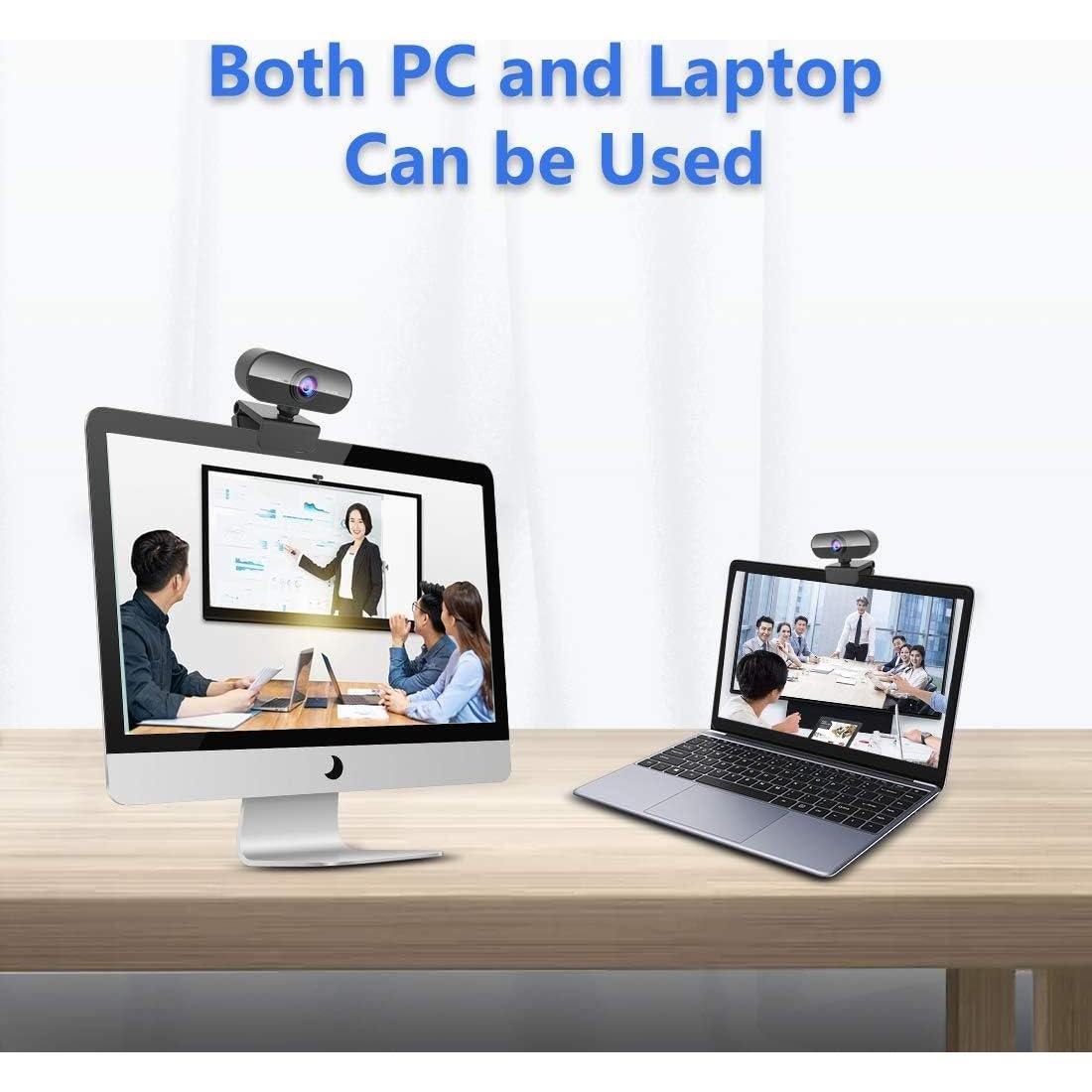 Cámara Web FWV 1080P HD con Micrófono y Soporte Ajustable