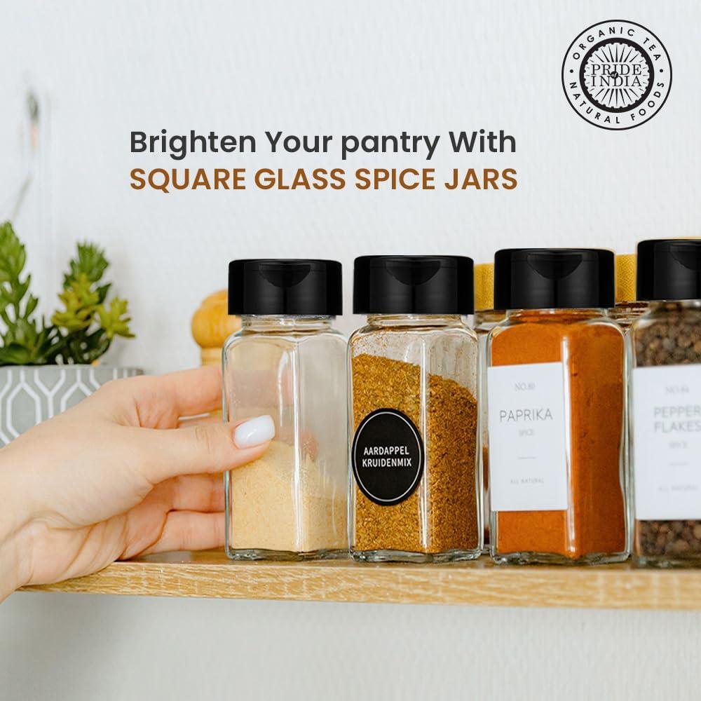 Tarro de Especias de Vidrio Claro Orgullo de India 118 ml