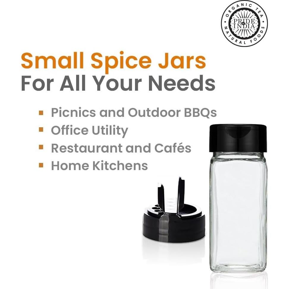 Tarro de Especias de Vidrio Claro Orgullo de India 118 ml