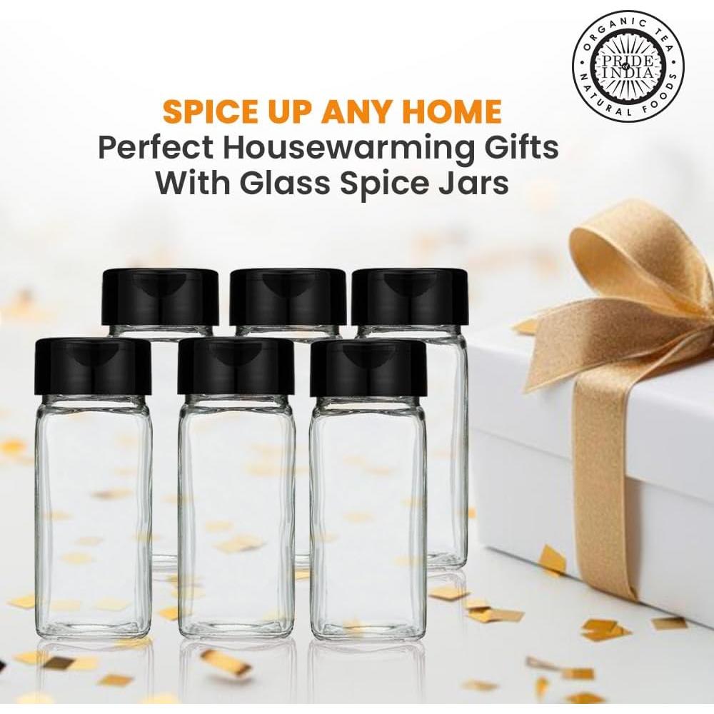 Tarro de Especias de Vidrio Claro Orgullo de India 118 ml