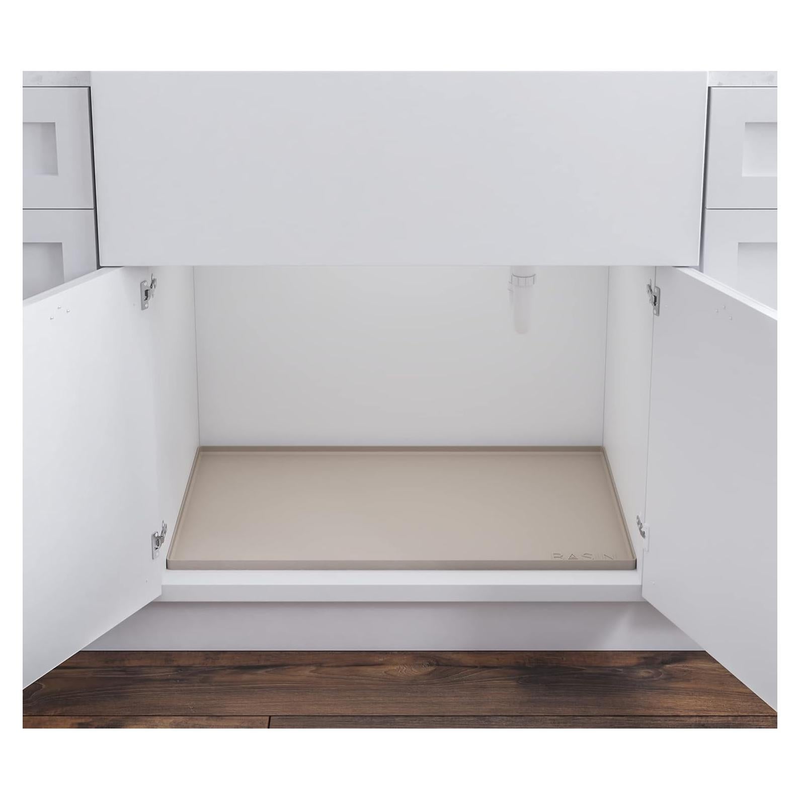 Alfombrilla BASIN de Silicona para Fregadero 71.1x48.3 cm Taupe