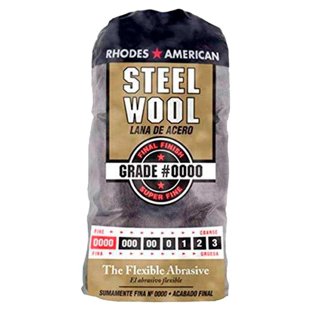 Almohadillas de Lana de Acero Homax #0000 - Paquete de 12