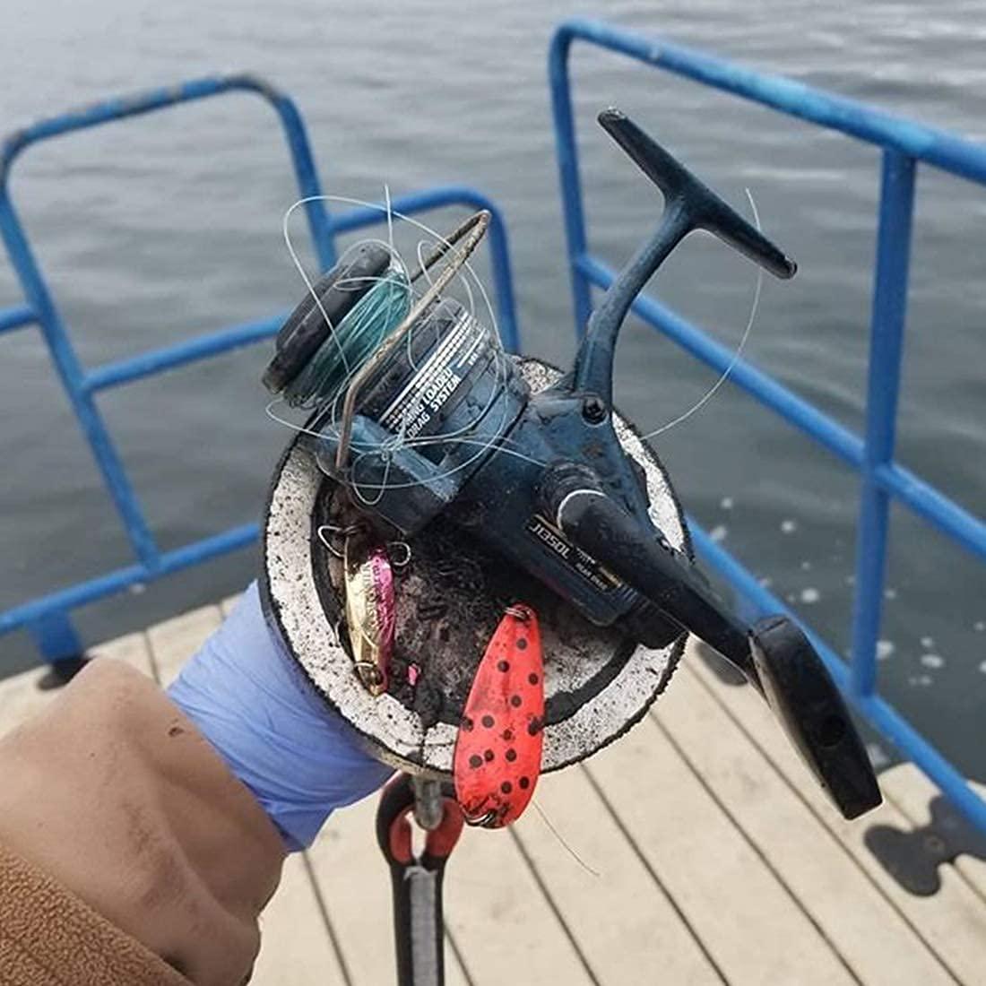 Kit de pesca Grtard imán doble cara 700 lbs 6 cm diámetro