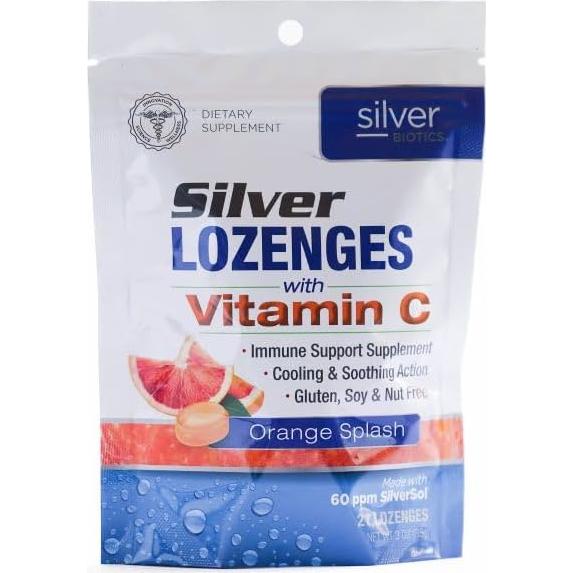 Pastillas de Plata Biotica 60ppm - Soporte Inmunológico 21 Unidades