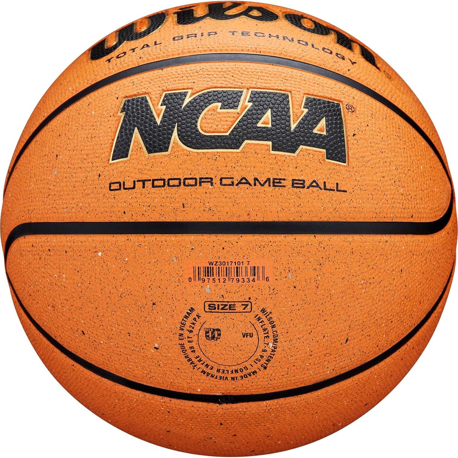 Balón de Baloncesto WILSON NCAA Exterior Naranja Tamaño 6 y 7