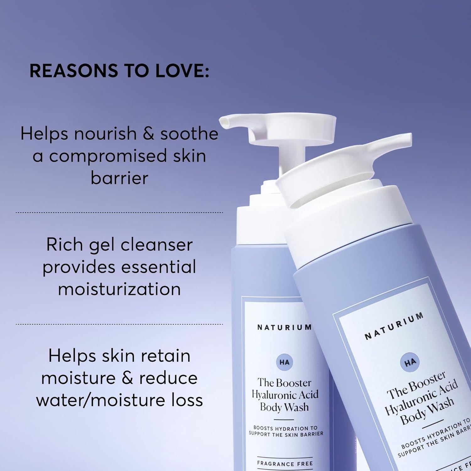 Jabón Corporal Naturium Ácido Hialurónico 500ml Hidratante