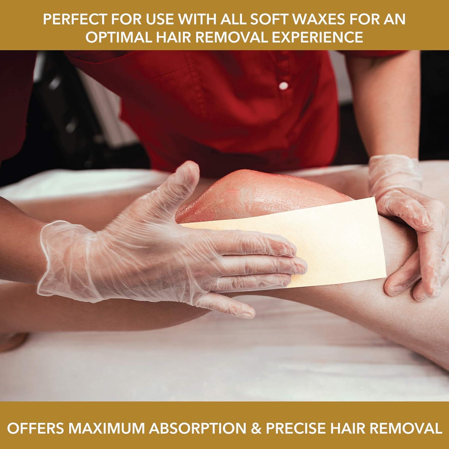 Rollo de Muselina Natural ForPro 8.26 cm x 36.58 m para Depilación