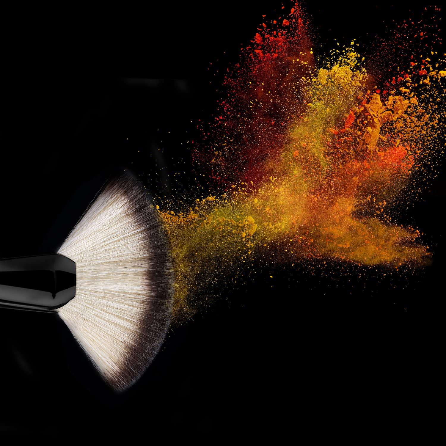 Brocha de Maquillaje Abanico Luxspire FDSX - Suave y Densa