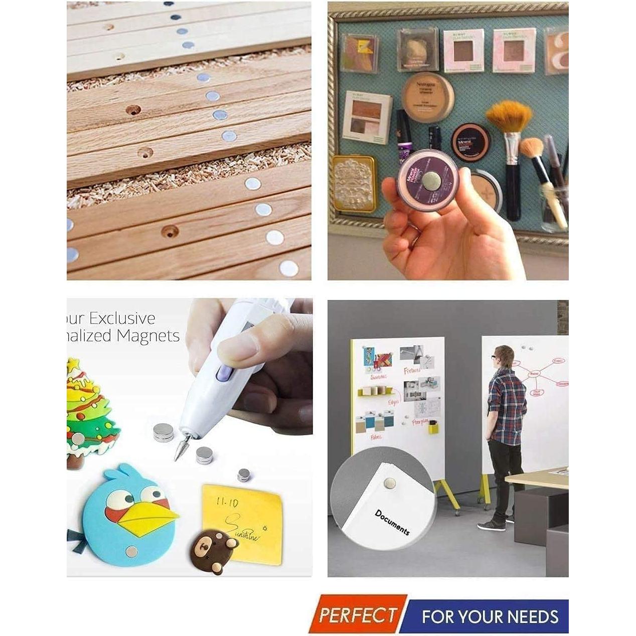 Imanes de Neodimio FINDMAG 50 Pcs 8x3mm para Oficina