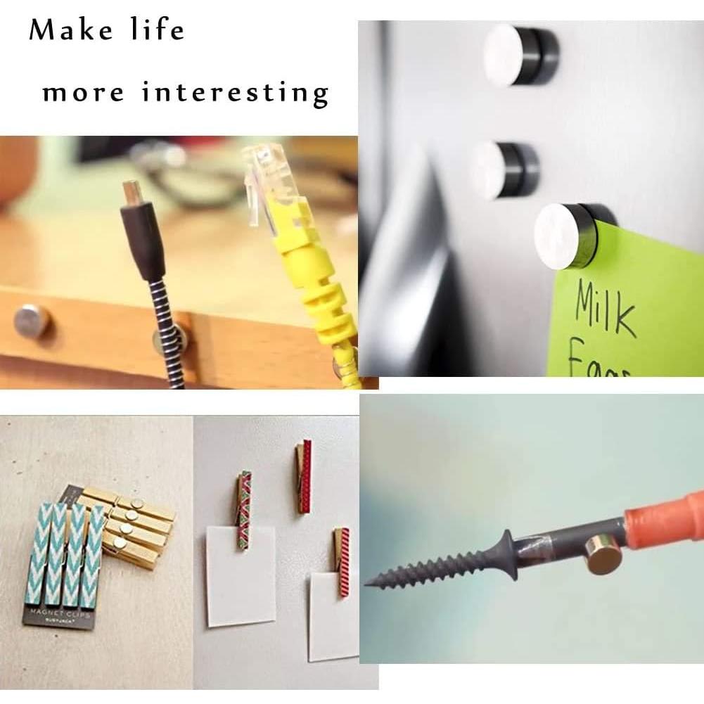 Imanes de Neodimio FINDMAG 50 Pcs 8x3mm para Oficina