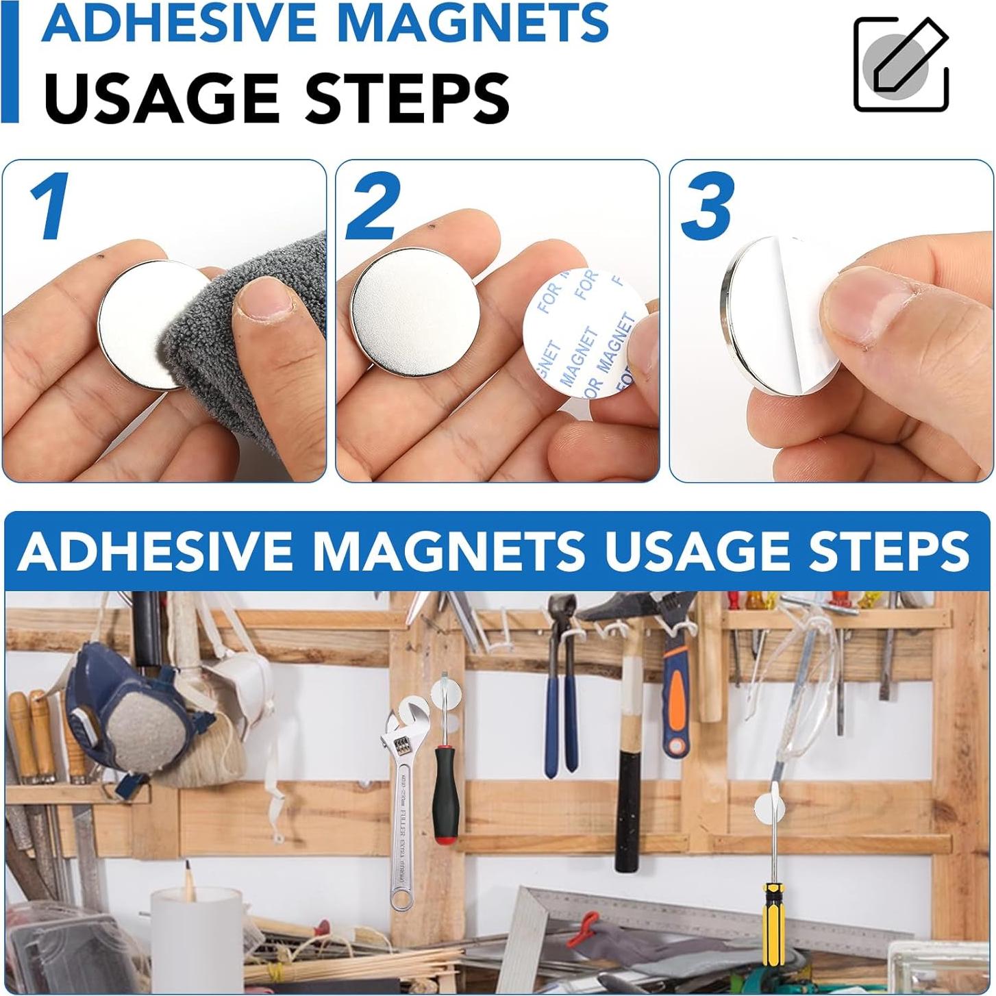 Imanes Neodimio DIYMAG N52 32mm x 3mm Paquete de 12