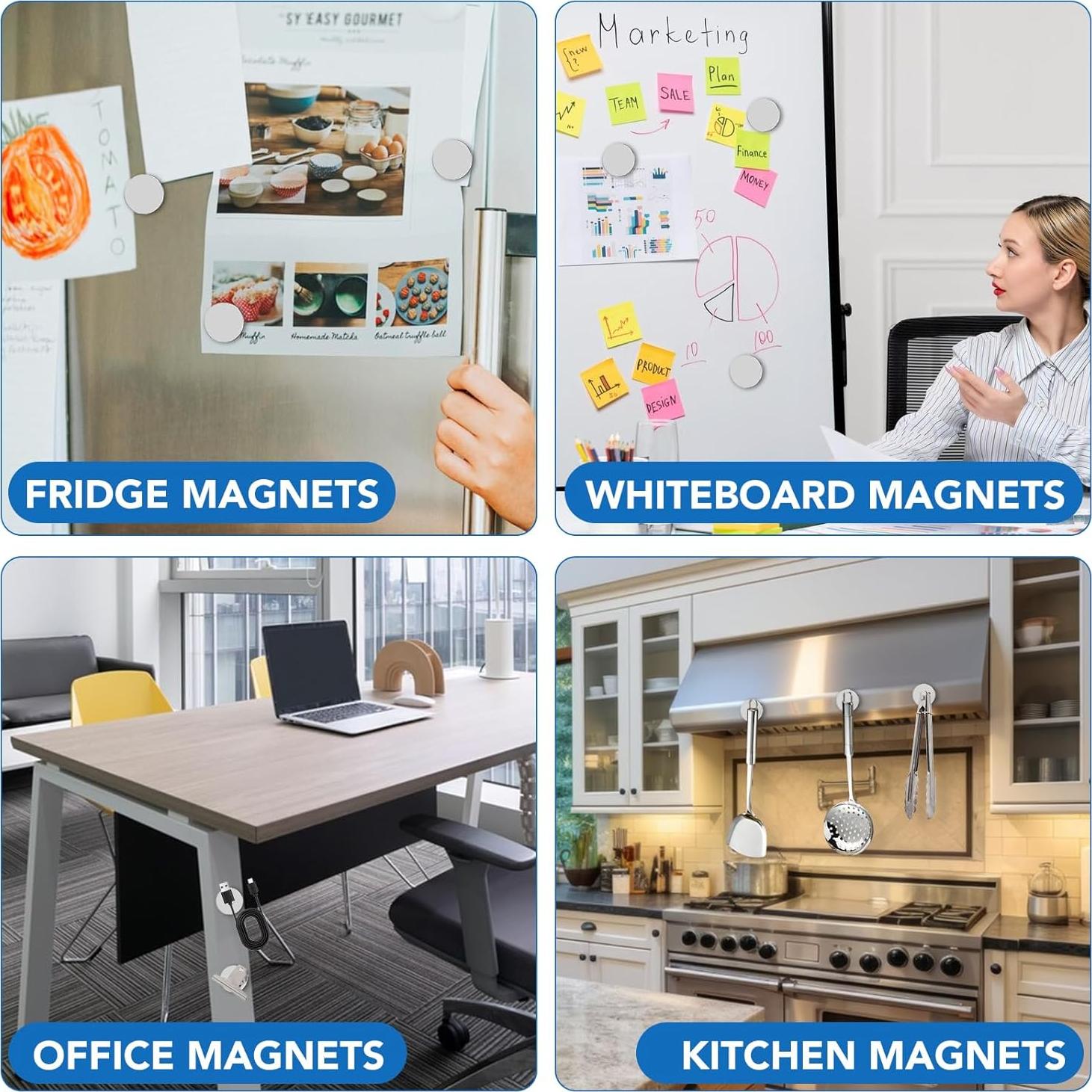 Imanes Neodimio DIYMAG N52 32mm x 3mm Paquete de 12