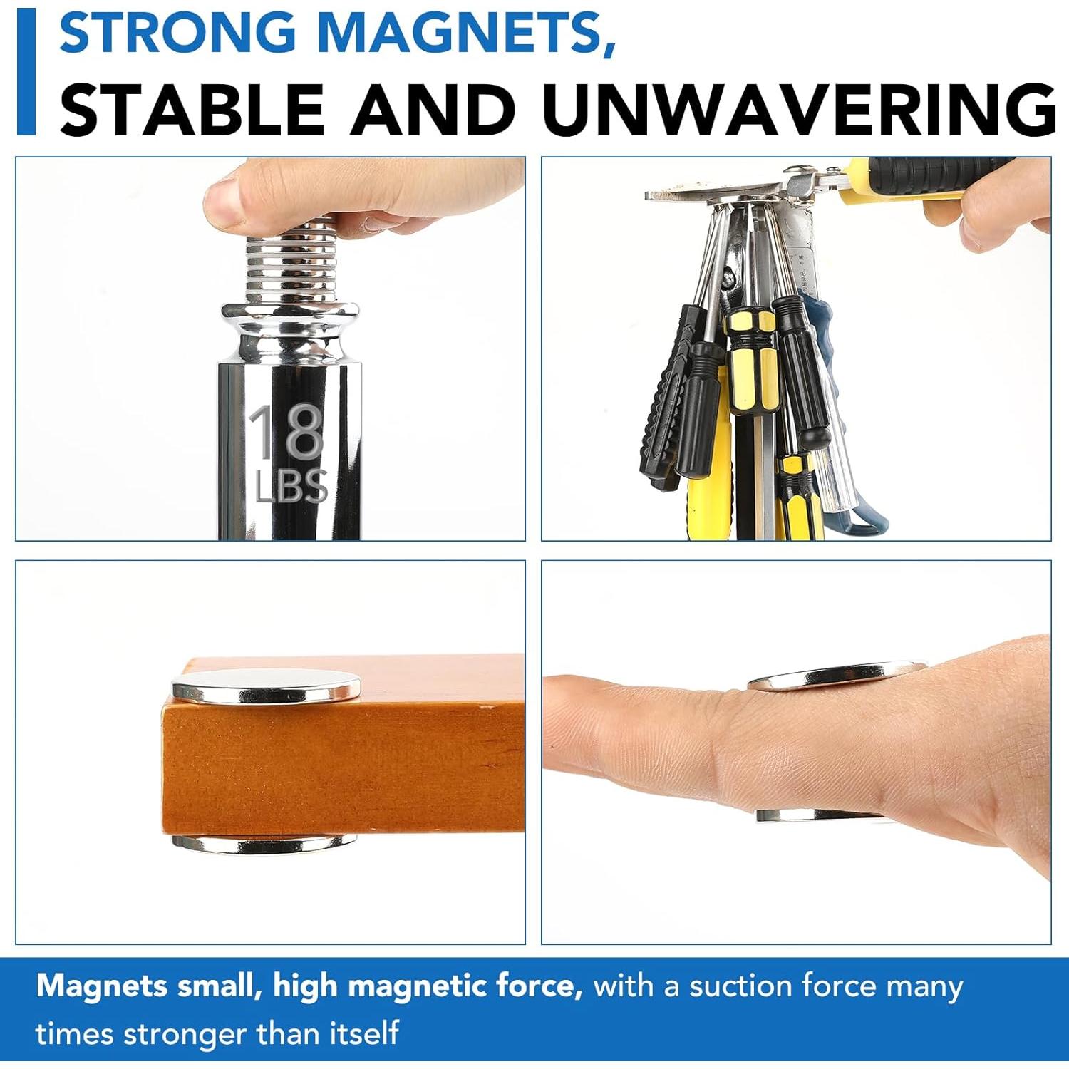 Imanes Neodimio DIYMAG N52 32mm x 3mm Paquete de 12