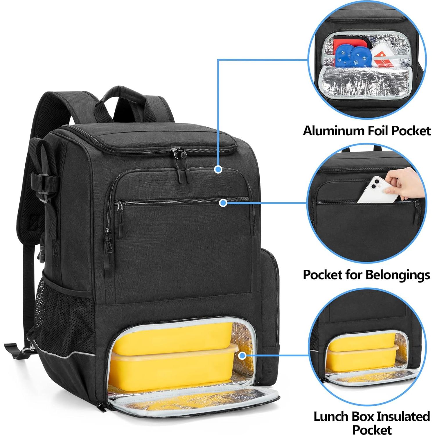 Mochila para Silla de Ruedas SAMDEW SD03601 con Aislamiento Térmico