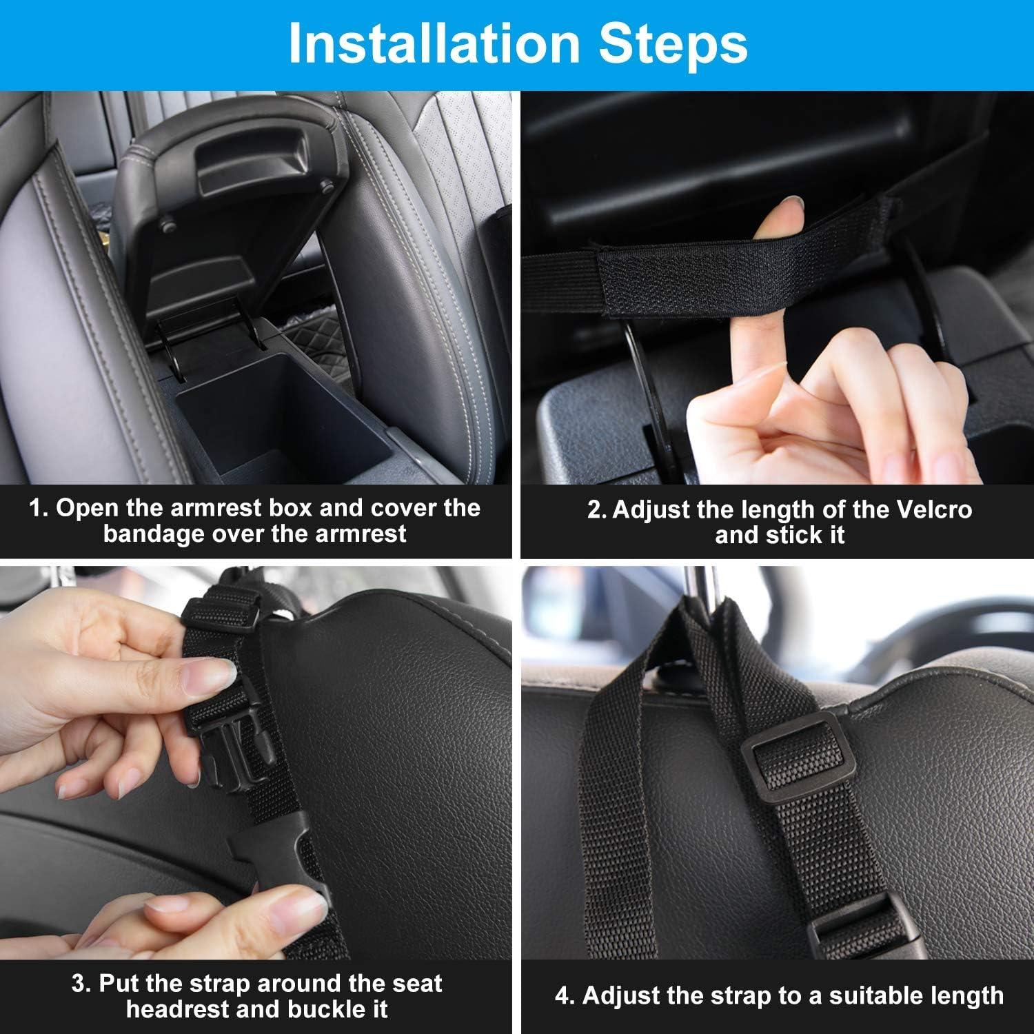 Soporte de bolso para automóvil Bark Lover, organizador negro