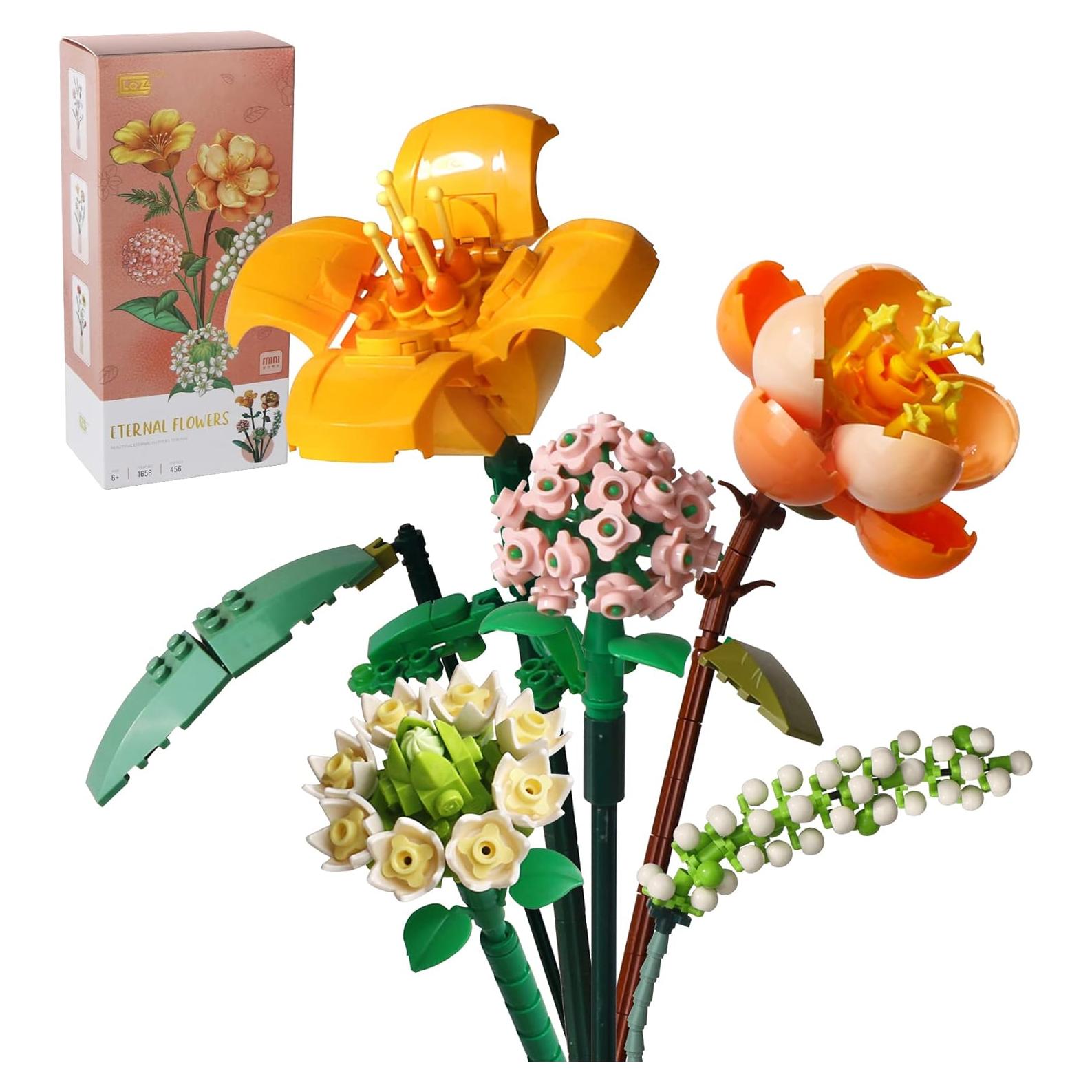 Mini Bloques Ramo de Flores ZIYOSTAR 456 Piezas DIY