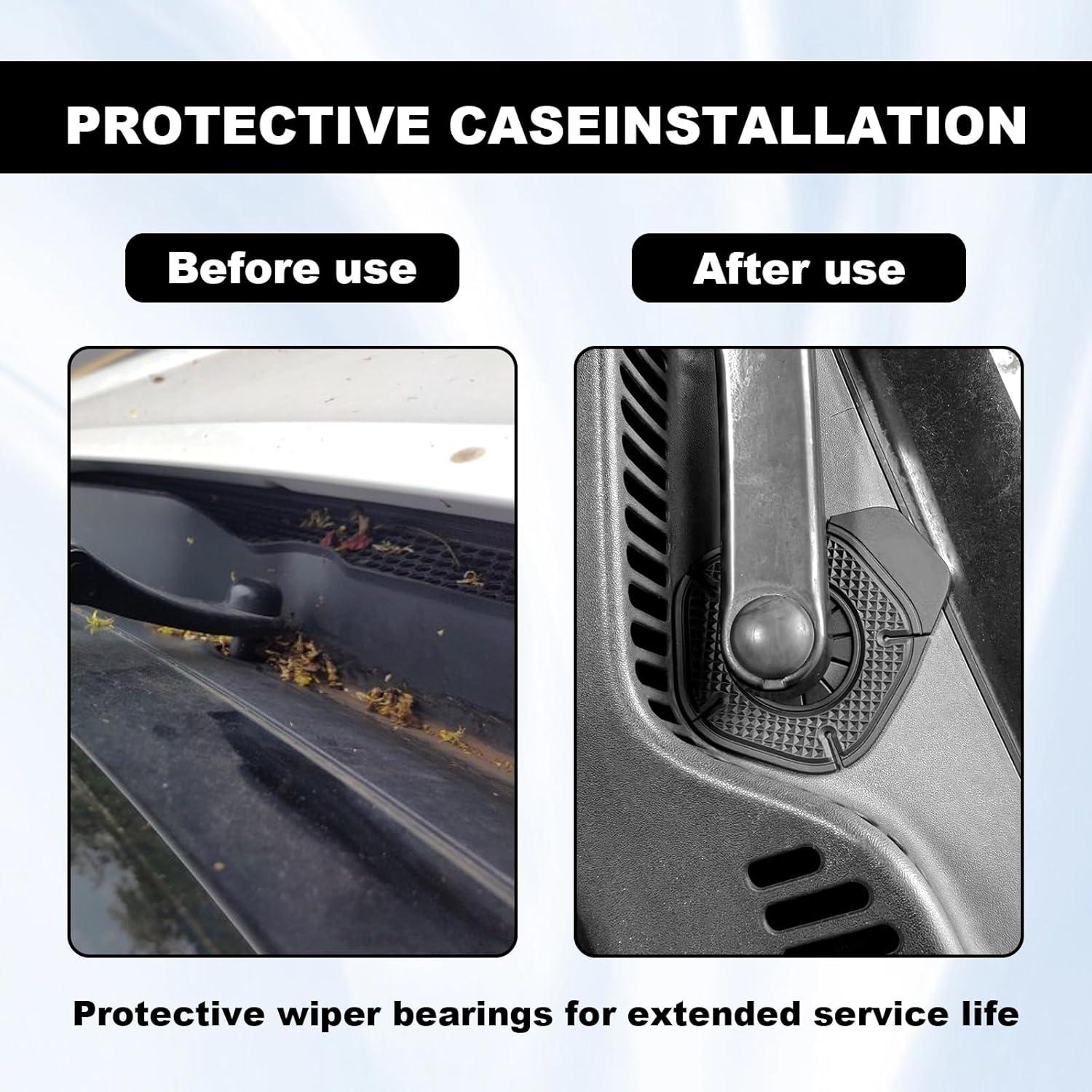 Cubiertas Protectores de Silicona para Limpiaparabrisas CmeRto - 2 Pcs