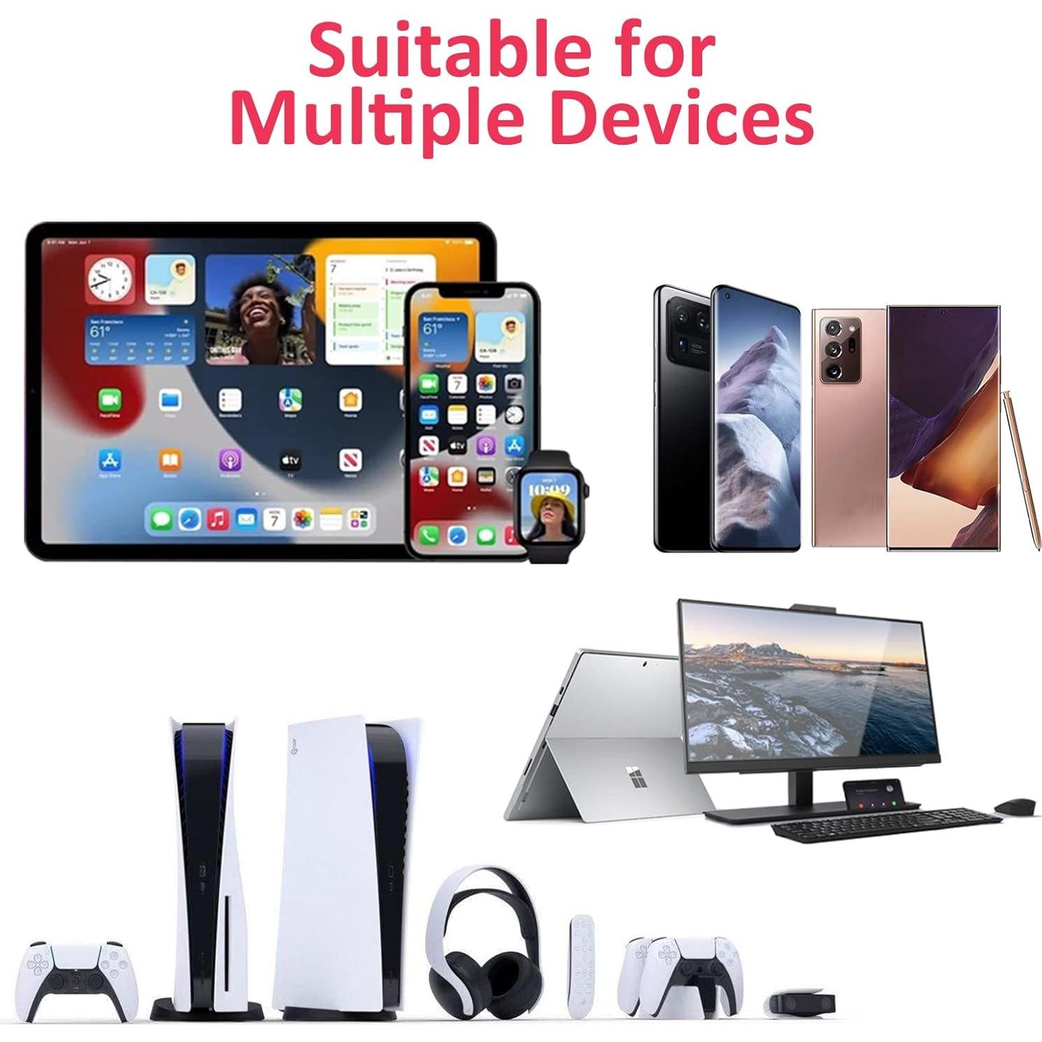 Micrófono Lavalier Inalámbrico Aisizon A5d para Smartphone