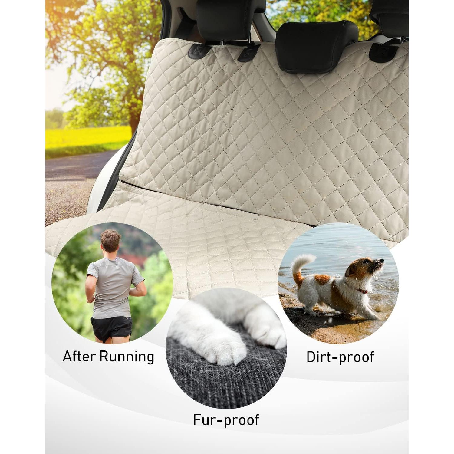 Cubierta de Asiento para Mascotas PETICON Beige 132x122 cm