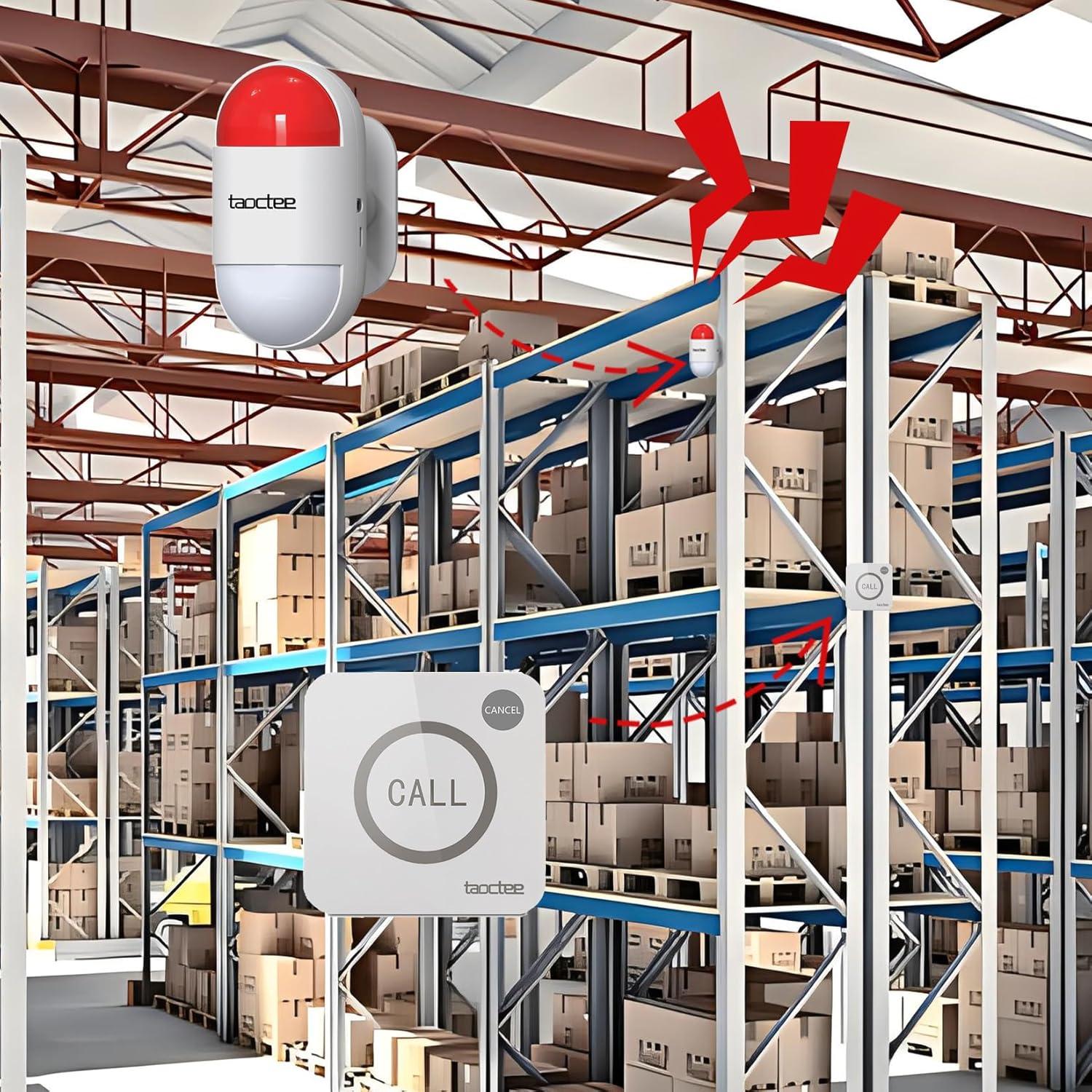 Botón de Pánico Tactee Alarma Inalámbrica 120 dB