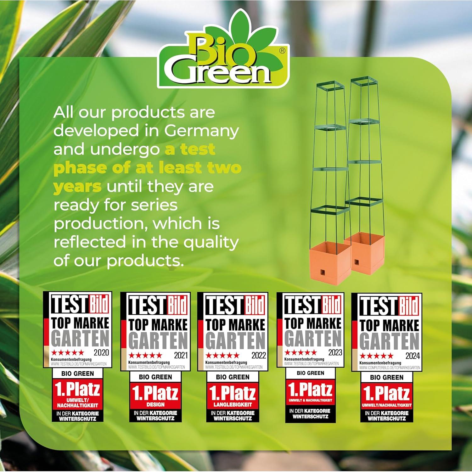 Caja de Macetas Autorriego Bio Green Maxitom | 2 Pcs | 18L