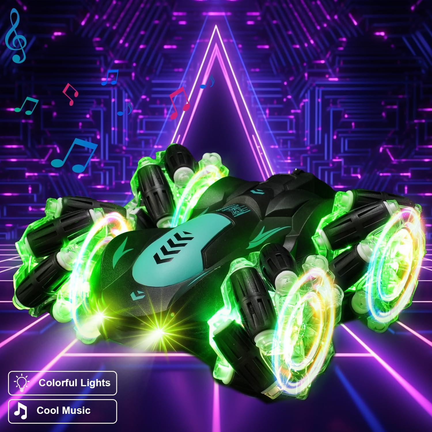 Coche Acrobático RC SYOZAC 1:18 Detección de Gestos Azul