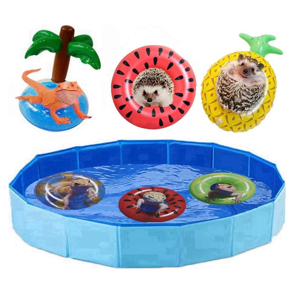 Piscina Plegable para Mascotas HAICHEN TEC 50x8cm Antideslizante