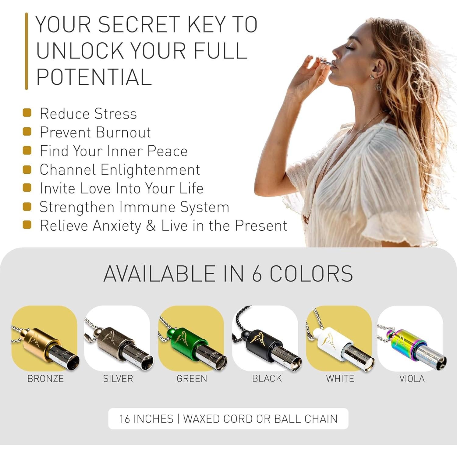 Collar Lovetuner de Meditación y Respiración 528 Hz