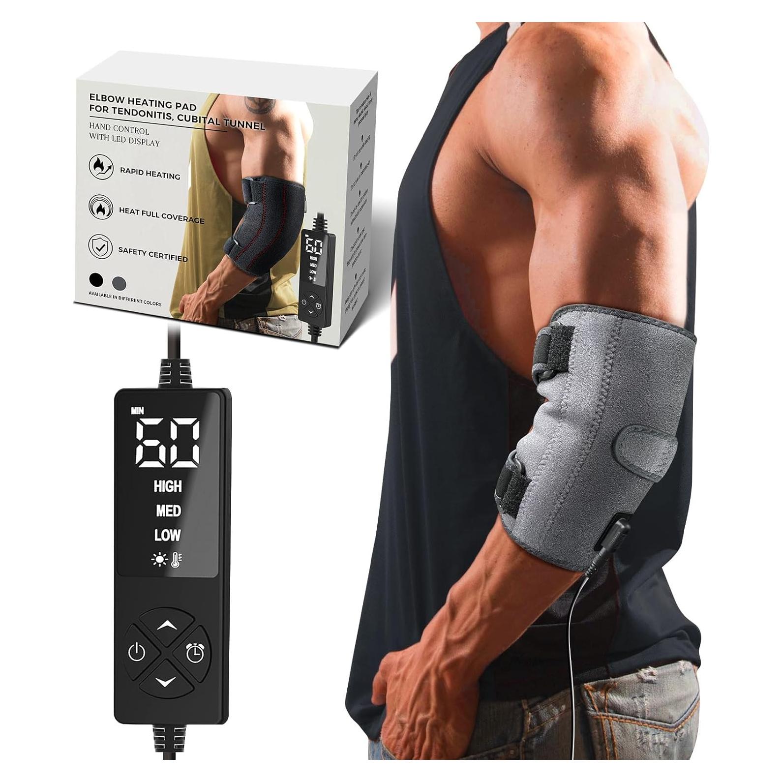 Almohadilla Térmica CREATRILL para Codo - Calor Húmedo y Seco